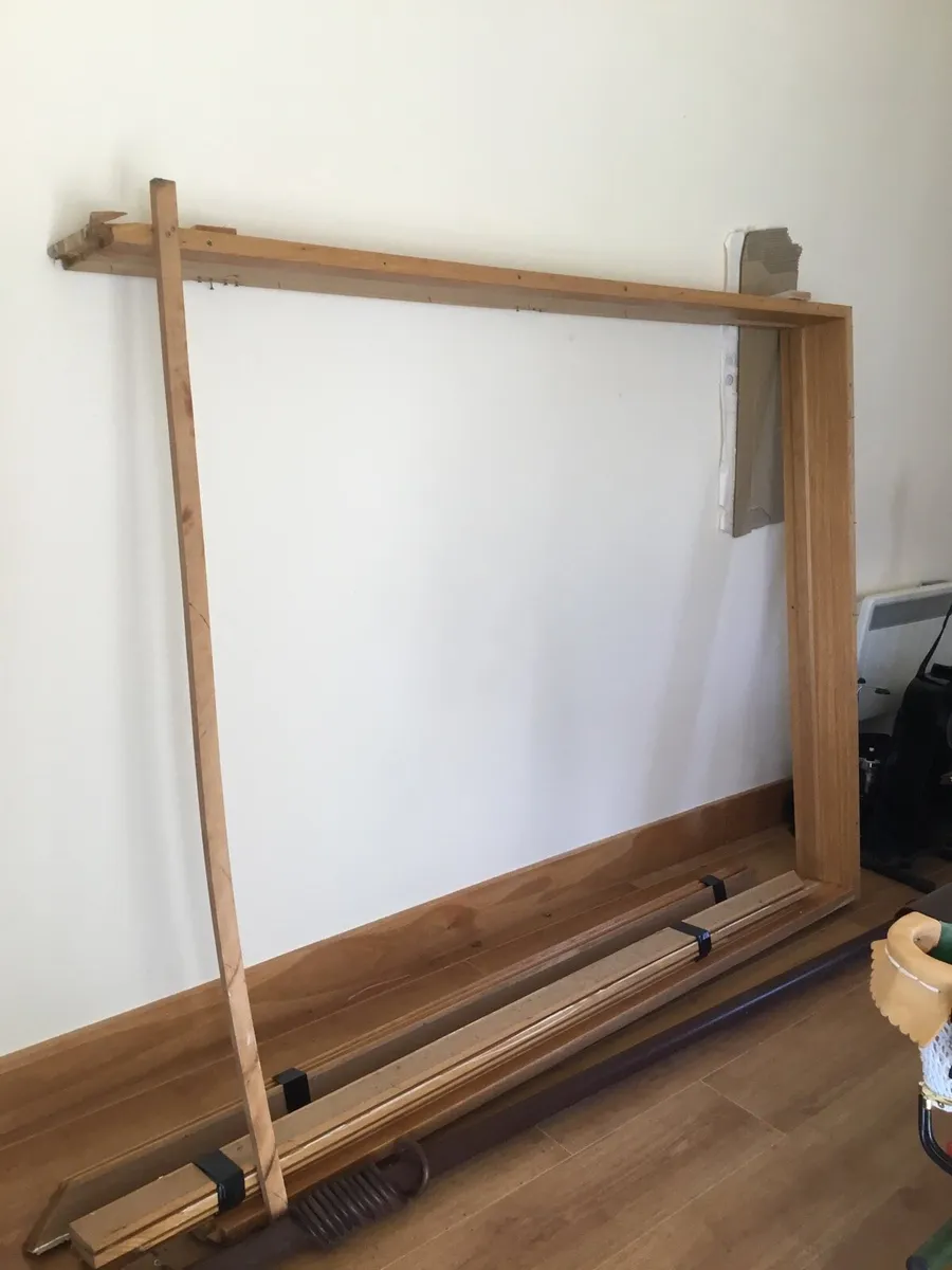 1 set of White Oak Glazed Double Doors - Image 3