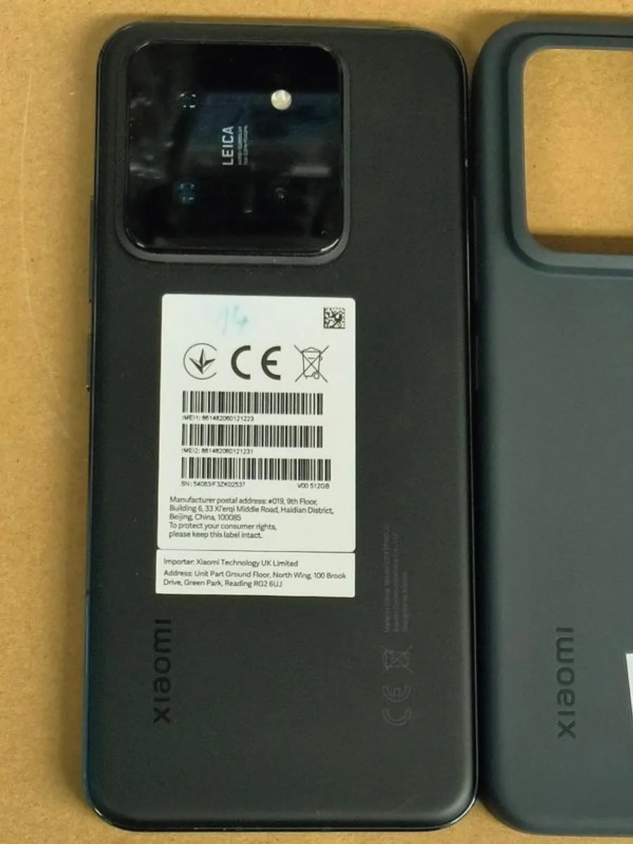 Xiaomi 14 Black (512GB+16GB Storage) (12GB+6GB RAM) Dual Sim Unlocked Smartphone, Excellent - Image 3