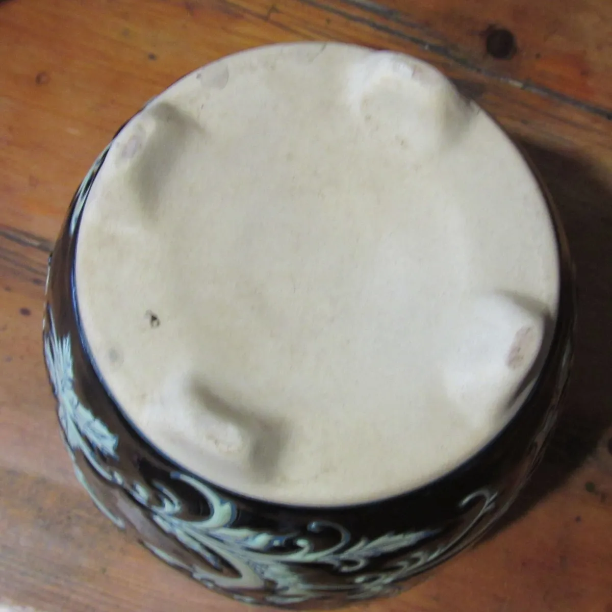 Pair of Glazed Ceramic Plant Pots - Image 4