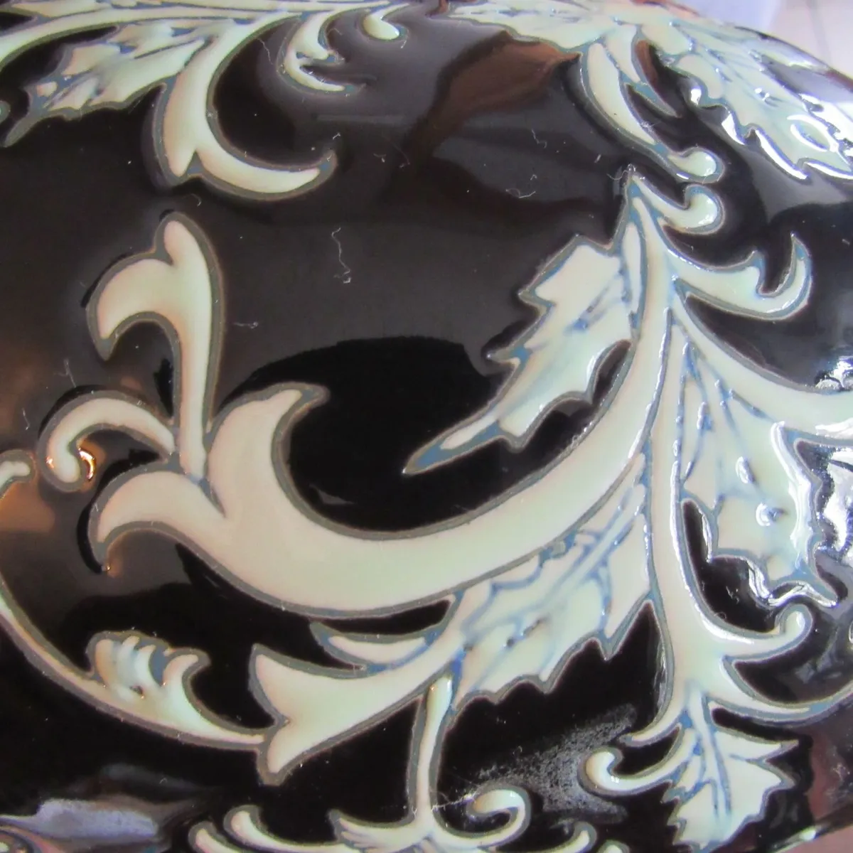 Pair of Glazed Ceramic Plant Pots - Image 3