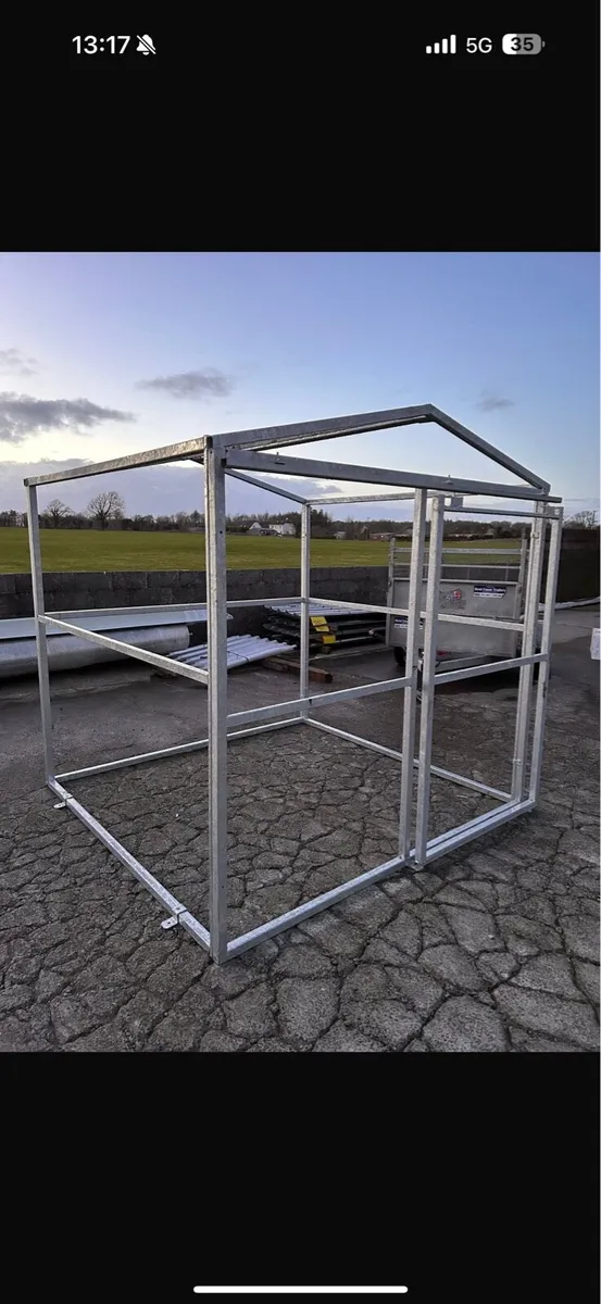 2x garden sheds galvanised €1500 collected today