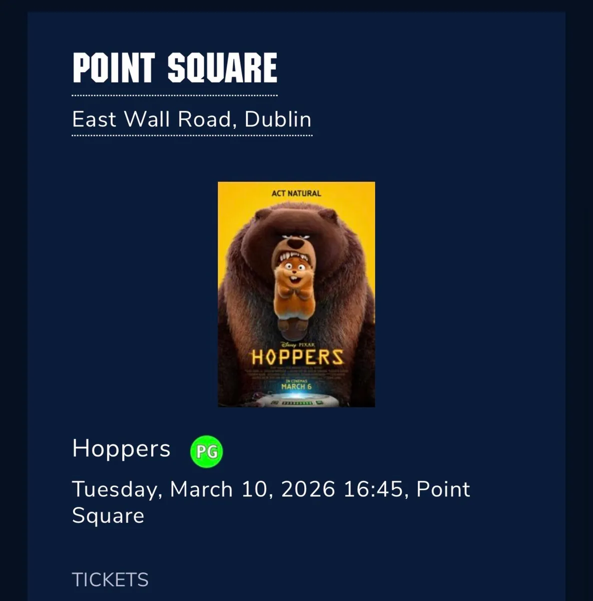 Hoppers Movie today 10 march - Image 1