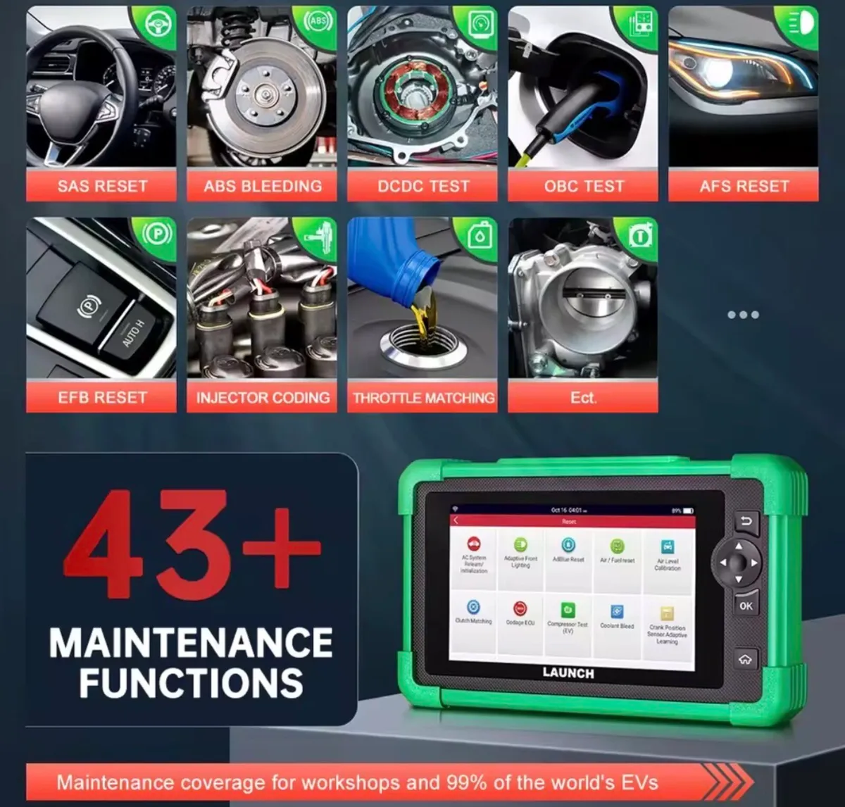 LAUNCH X431 CRP919 EV New Energy Car Diagnostic - Image 1