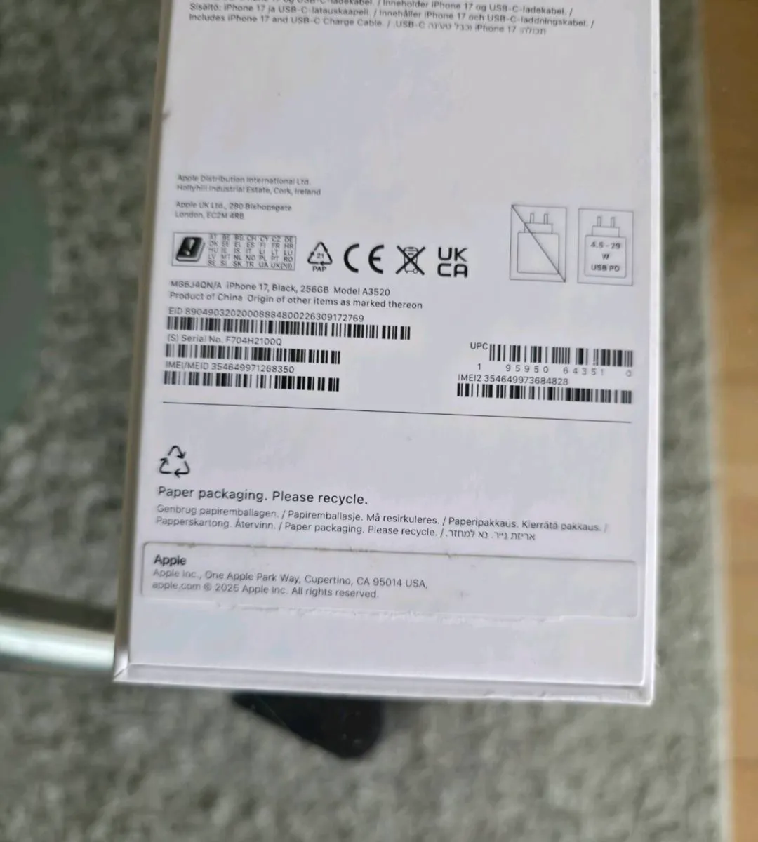 Apple Iphone 17 256GB IRISH - Image 2