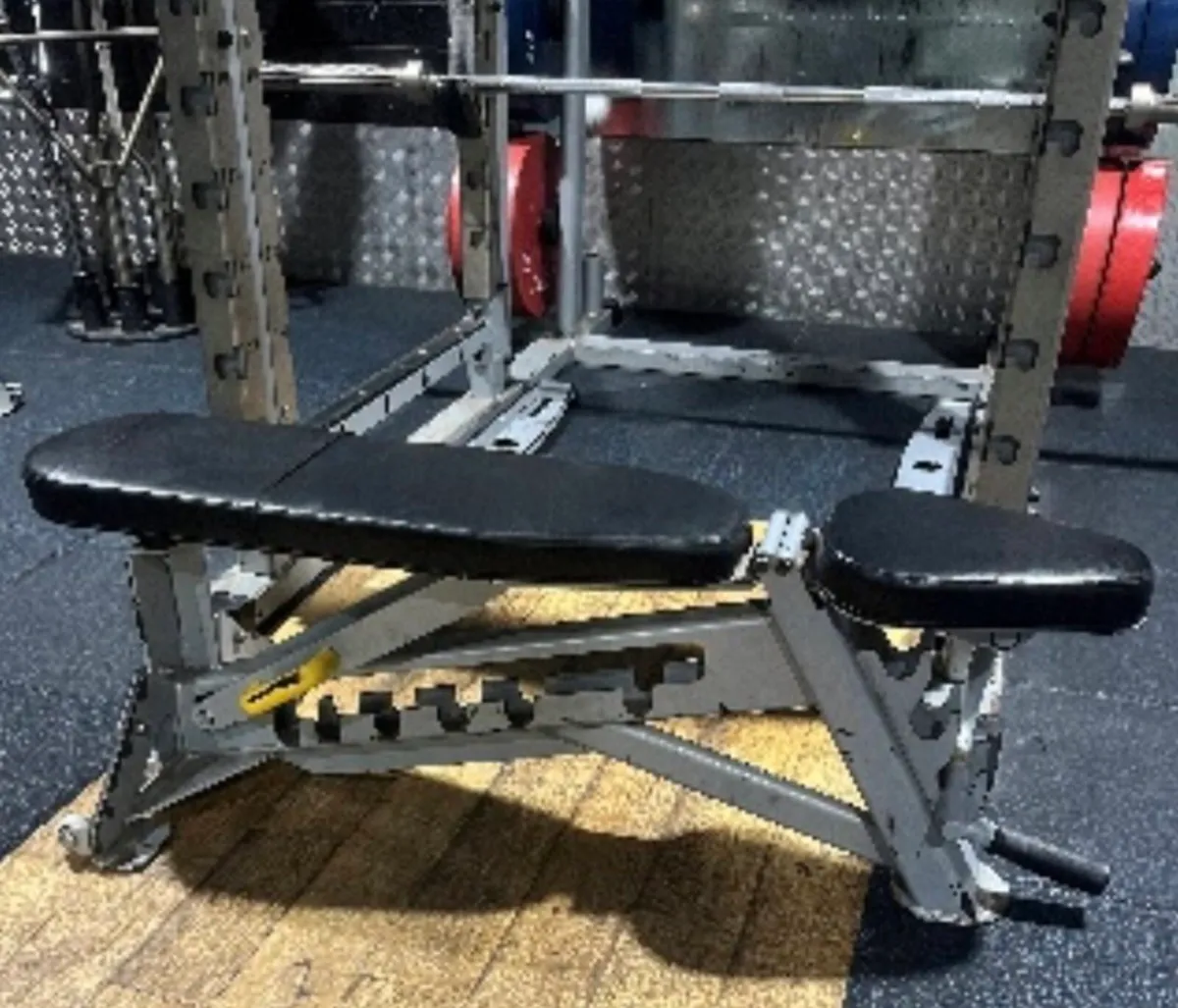 Commercial Indigo fitness adjustable bench - Image 1
