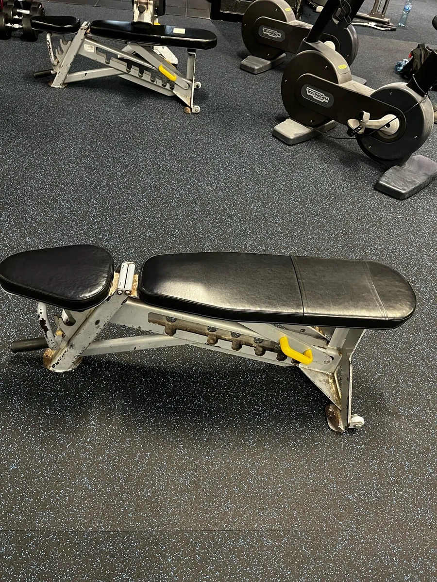 Commercial Indigo fitness adjustable bench - Image 2