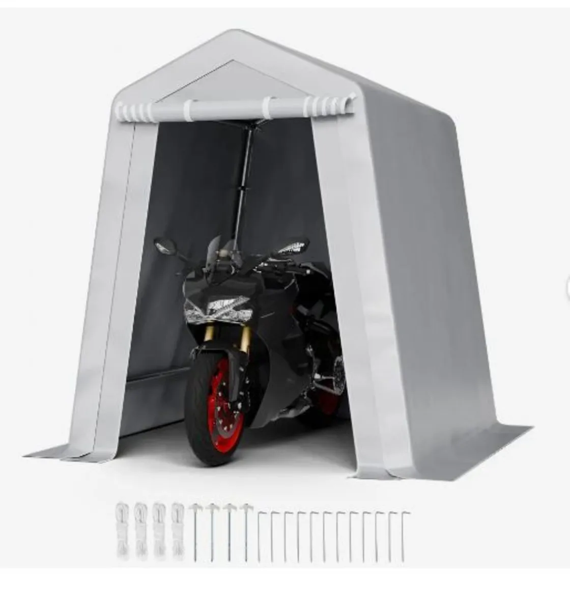 Outdoor Storage Shed, 6 x 6 ft Portable Storage - Image 4