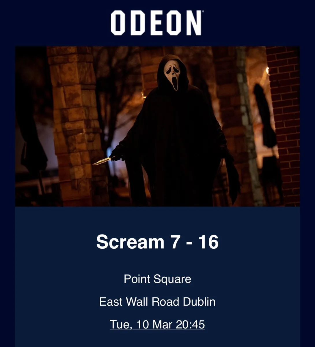 Scream 7 2 tickets today 10 March - Image 3