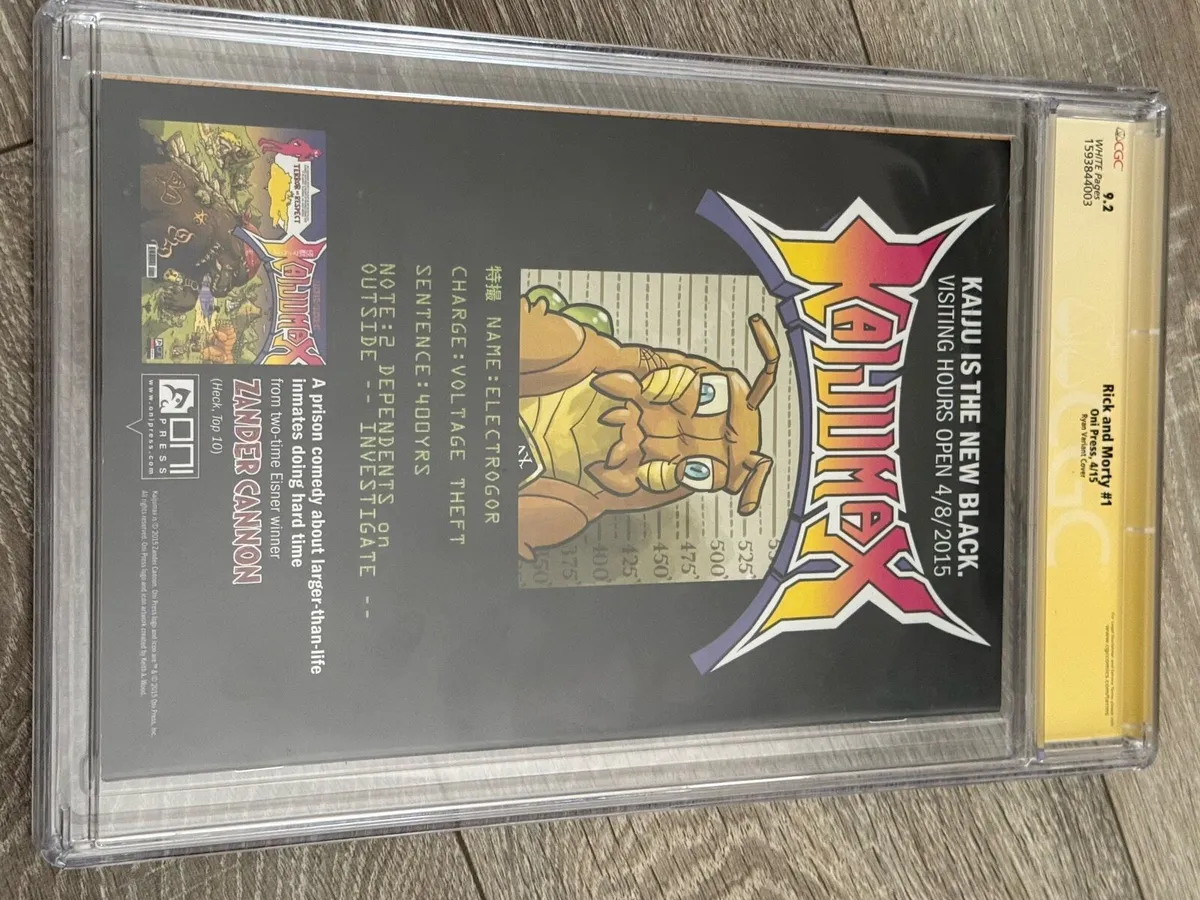 Rick and Morty SIGNED Comics Rar each 150  Euro - Image 4