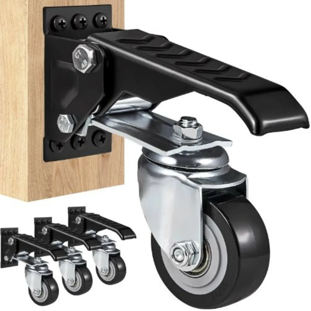 Workbench Caster Wheels, 74.8kg Load Capacity, - Image 1