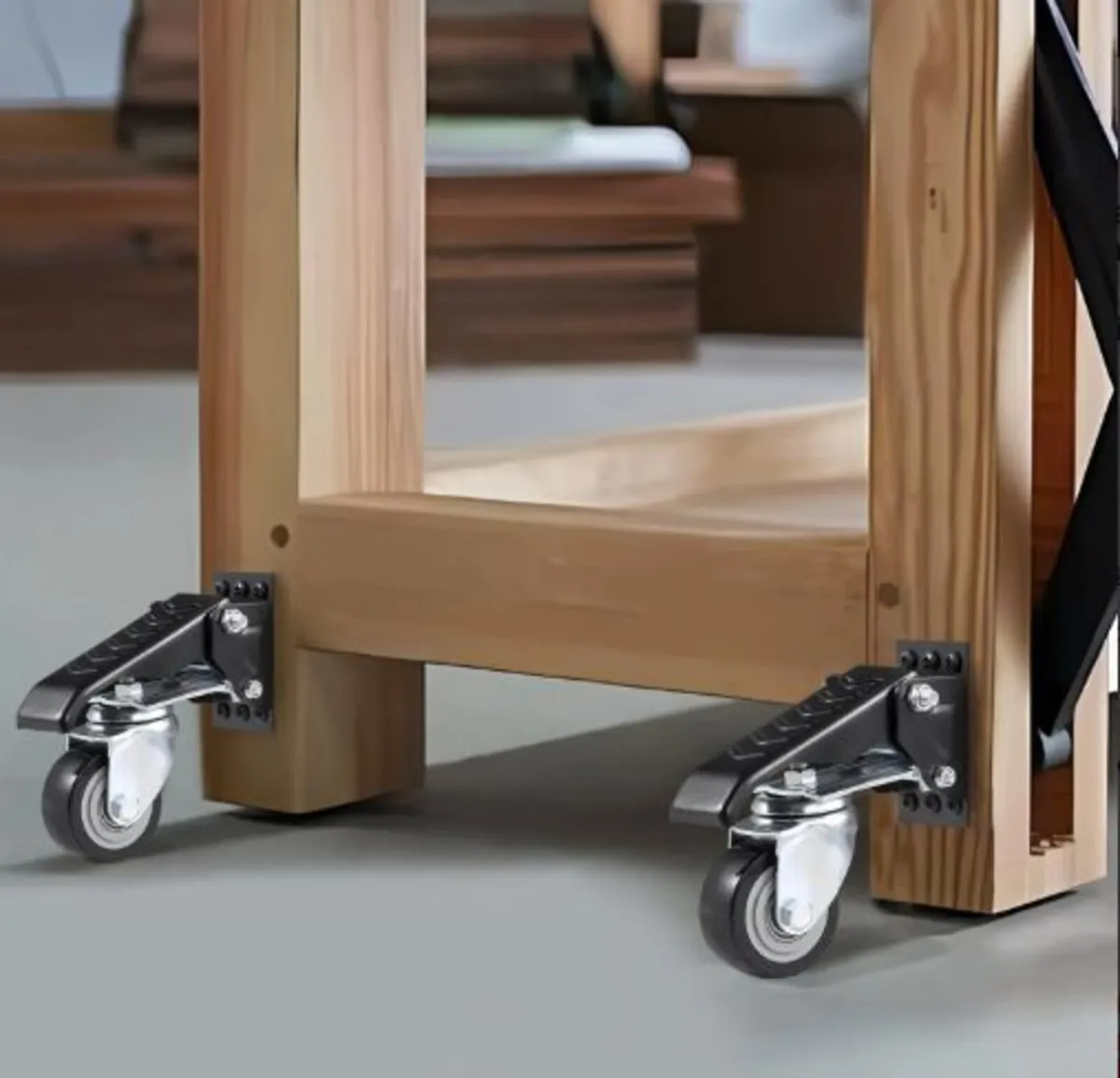 Workbench Caster Wheels, 74.8kg Load Capacity, - Image 4