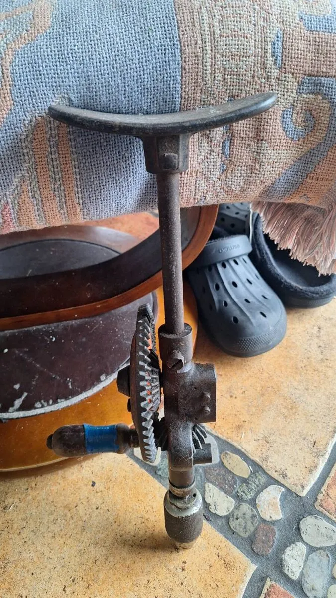 Vintage Stanly Hand Drill - Image 3