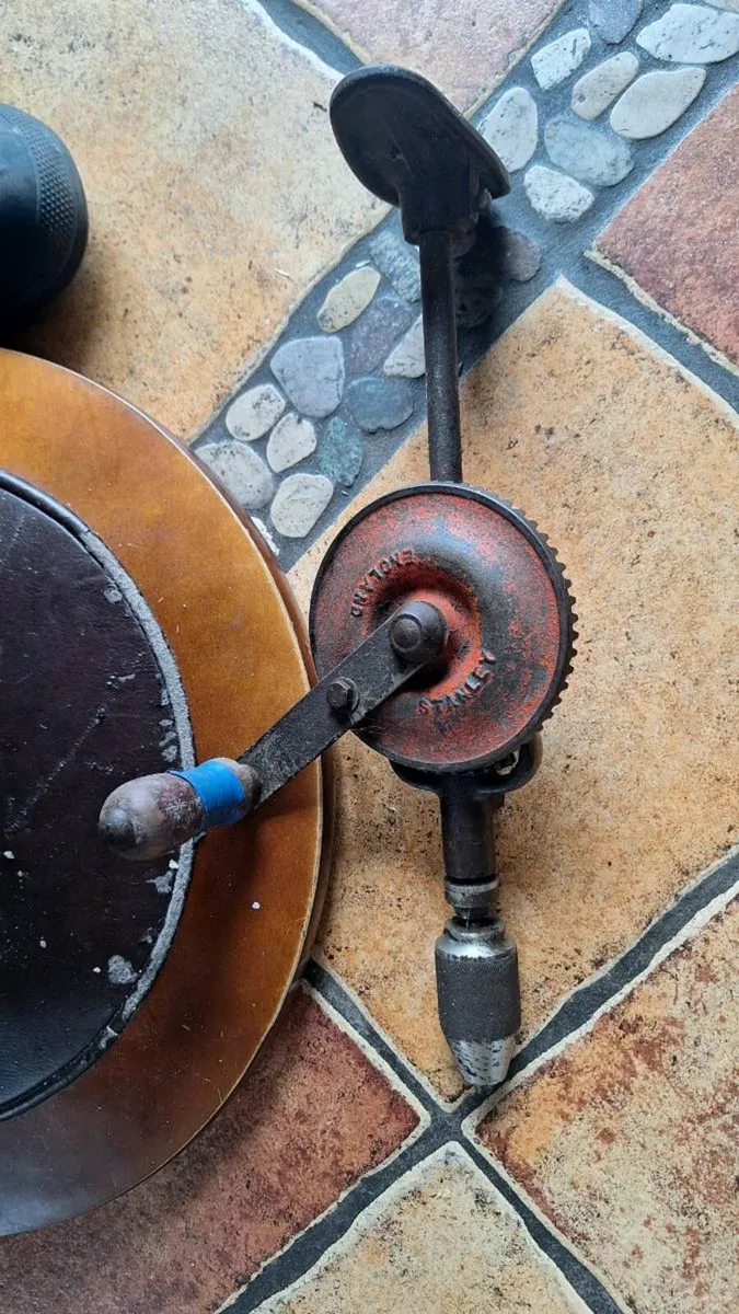 Vintage Stanly Hand Drill - Image 1