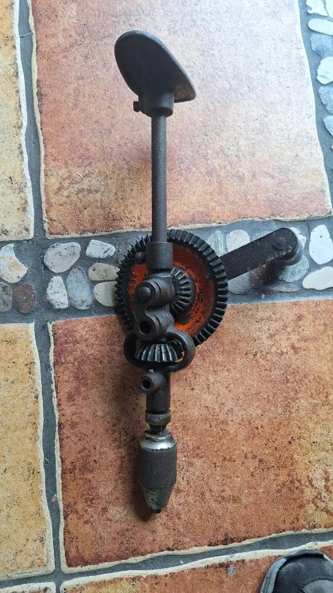 Vintage Stanly Hand Drill - Image 2