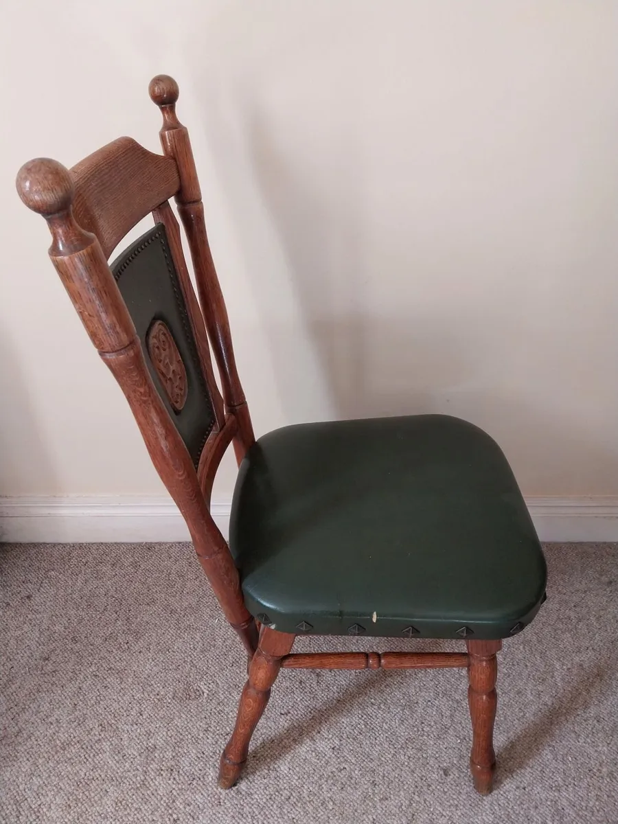2 x Green Chairs - Image 2