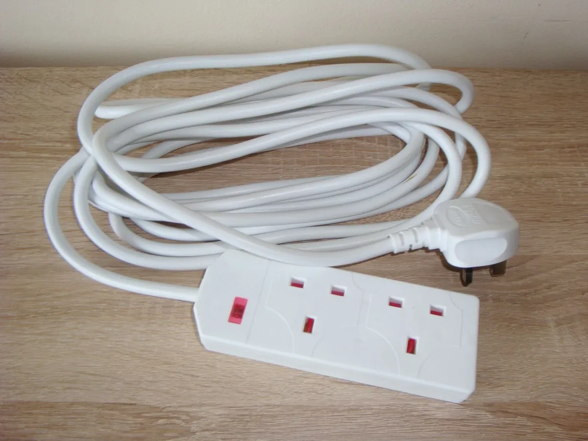 2-gang 6m extension lead cord - Image 1