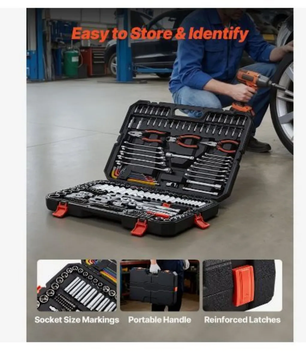Mechanics Tool Set, 314-Piece Mechanic Tool - Image 2