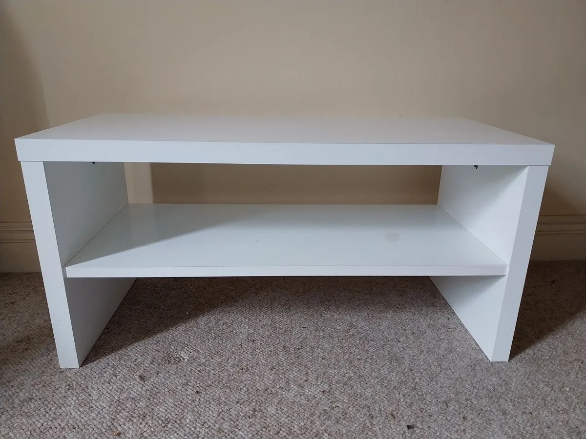 White TV Stand - Image 1