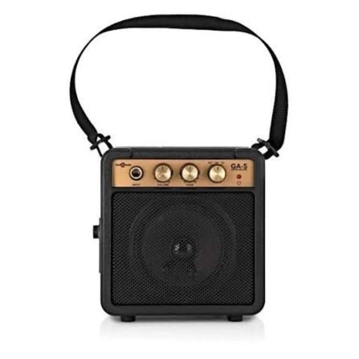 Electric guitar with bag and small speaker - Image 2