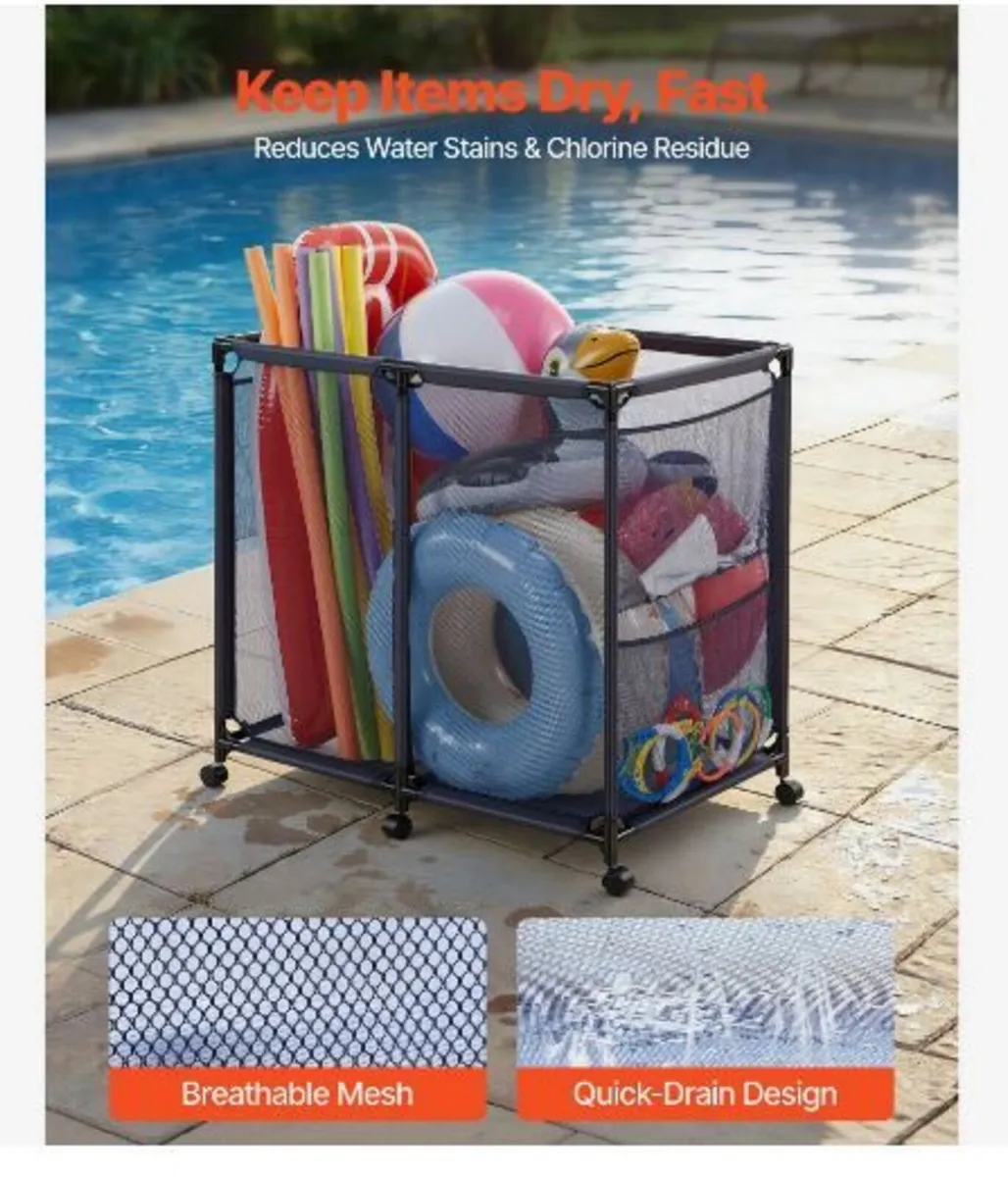 Pool Storage Bin, 93.5 x 61 x 90.4 cm - Image 3