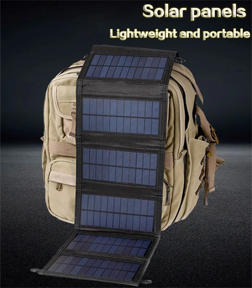 Foldable solar panels for camping hiking or emerge - Image 3
