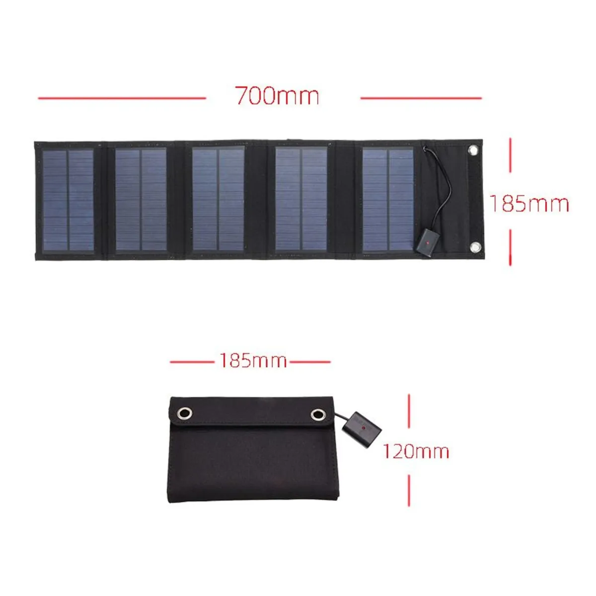 Foldable solar panels for phone charging - Image 1
