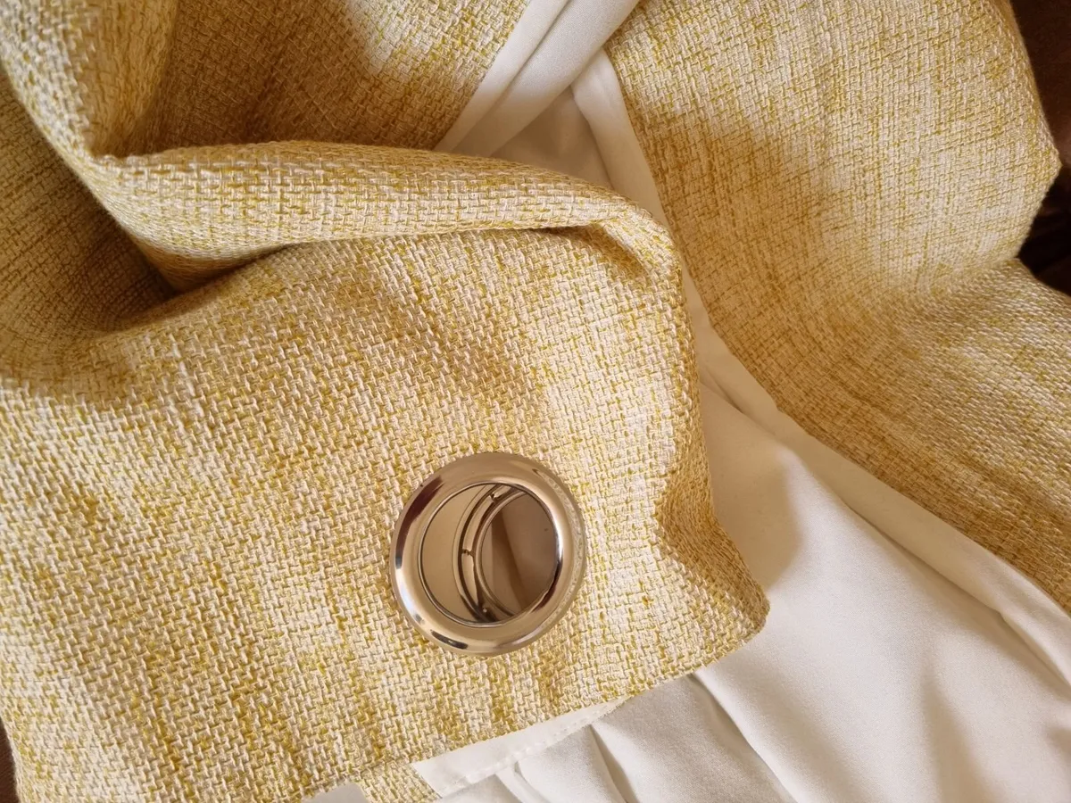 Single panel lined curtain W135 cm x L216 cm - Image 1