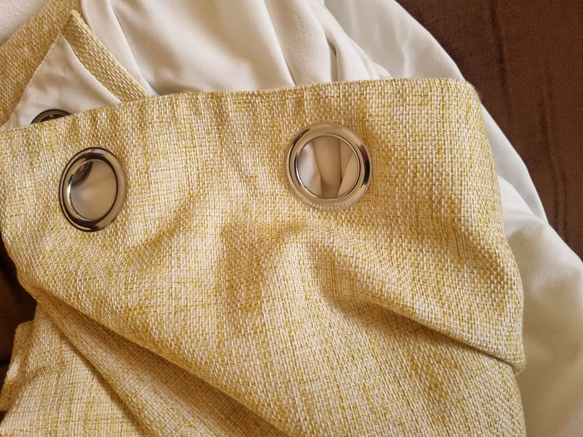 Single panel lined curtain W135 cm x L216 cm - Image 2