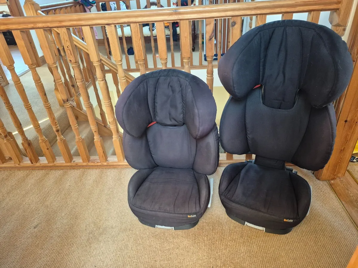 2 isofix izi up high back booster seats - Image 2