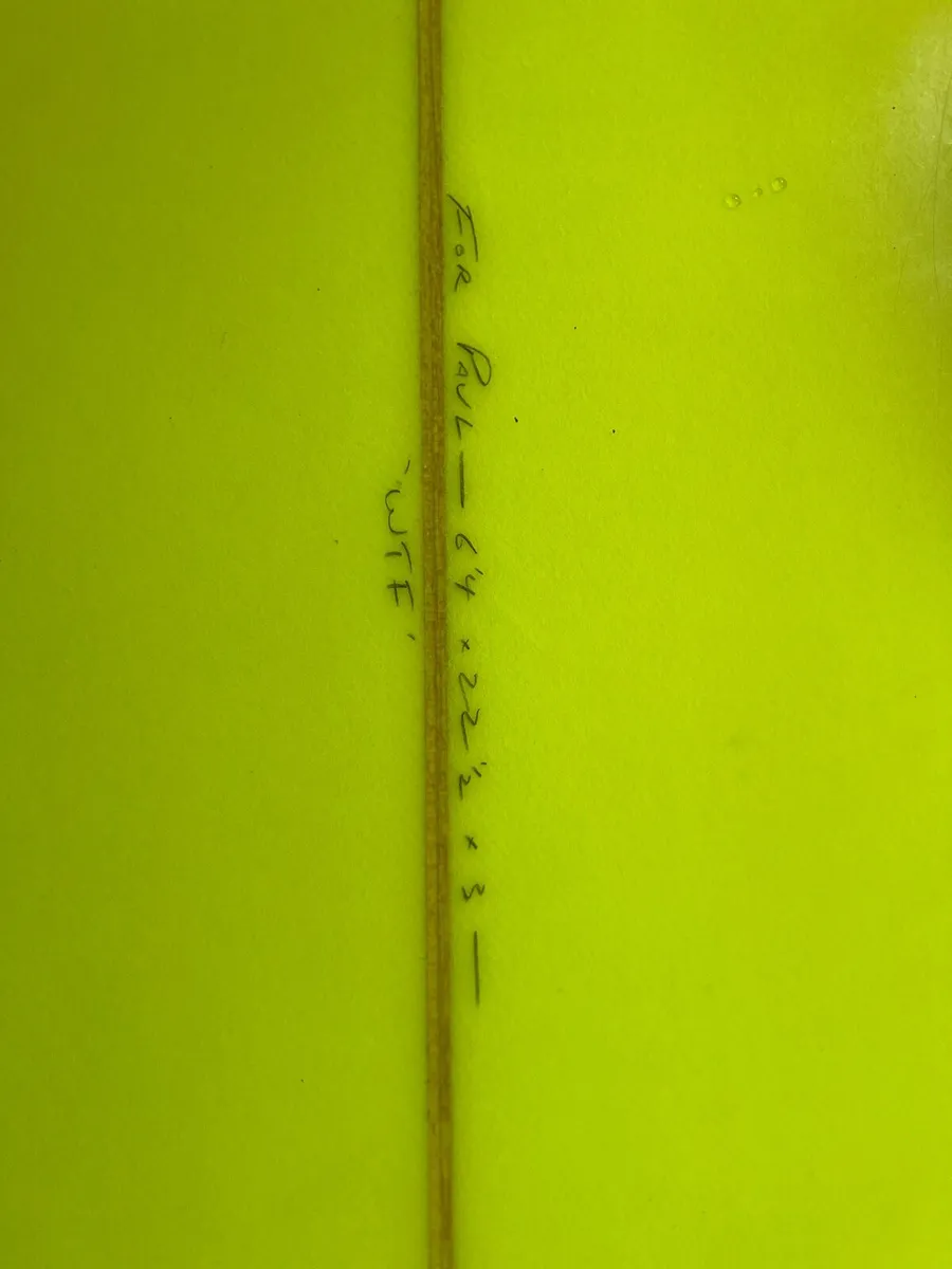 LUC 6'4" Retro Twin Fin Fish Surfboard - Image 4