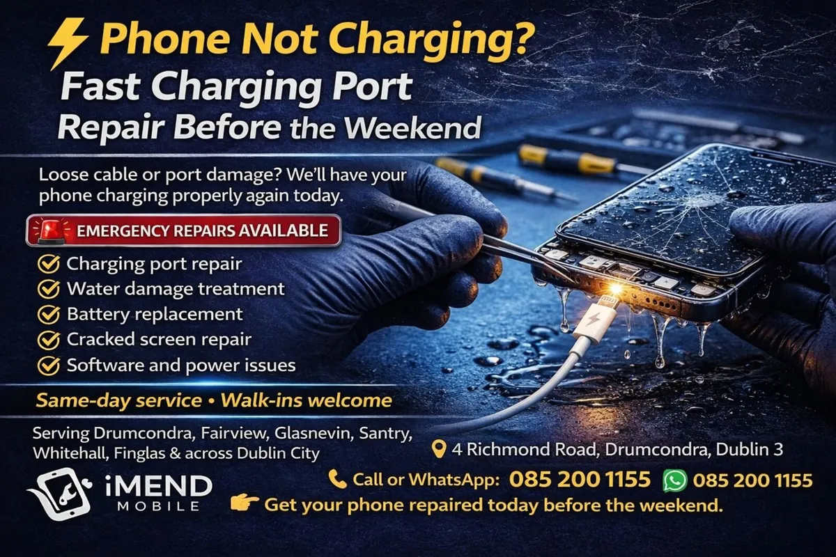 iPhone, Samsung,  Phone Repairs Dublin| Same-Day - Image 1