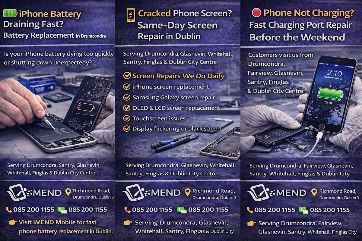 iPhone, Samsung,  Phone Repairs Dublin| Same-Day - Image 3