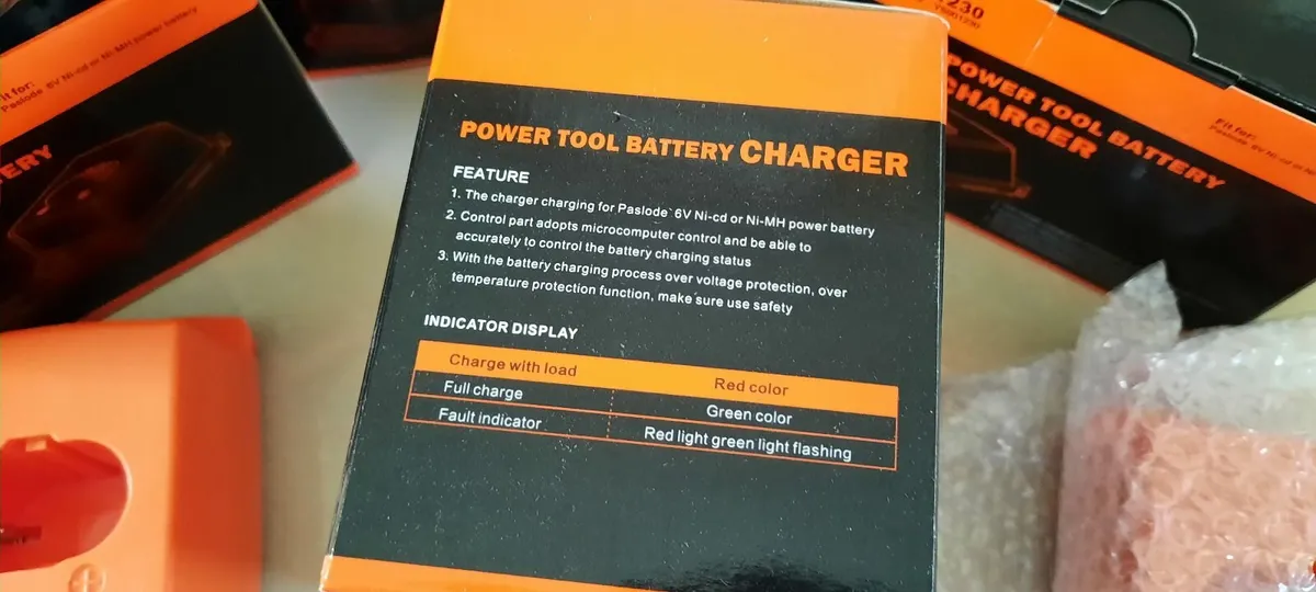 Power Tool Paslode Replacement Battery Chargers - Image 3