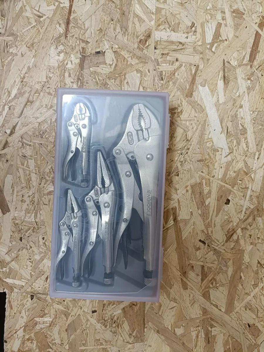 Teng Tools Power Grip Pliers Set. - Image 2