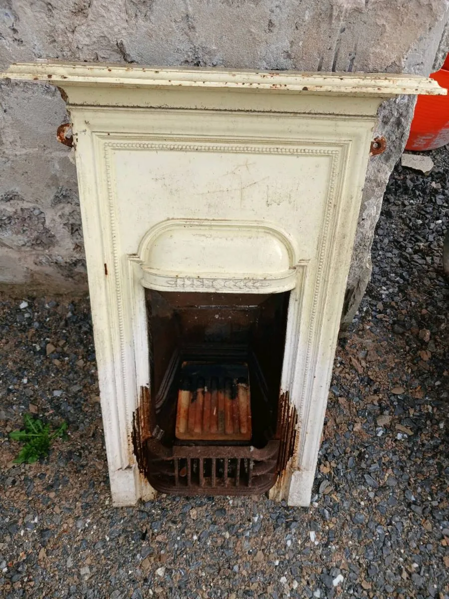 Cast iron fireplace