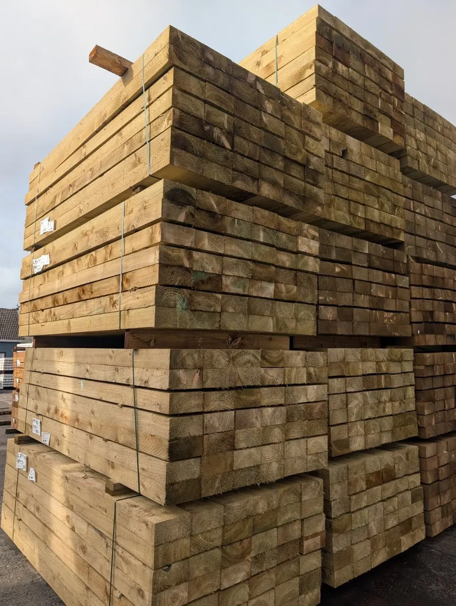 Pressure Treated Railway Sleeper - Image 1