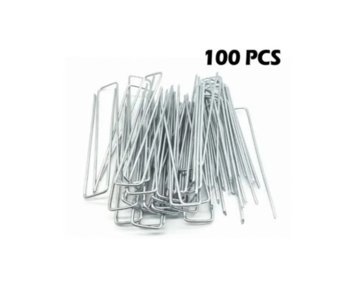 Weed Control Fabric-Accessories Steel Pegs 100 pck - Image 3