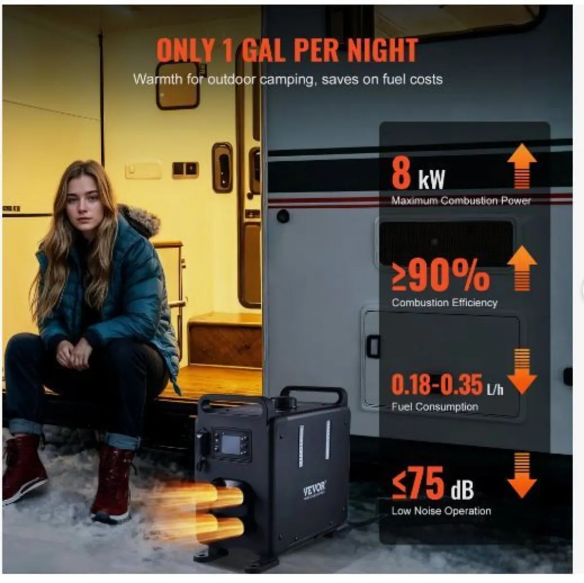 5-8KW Diesel Heater, 12V/24V All in One - Image 4