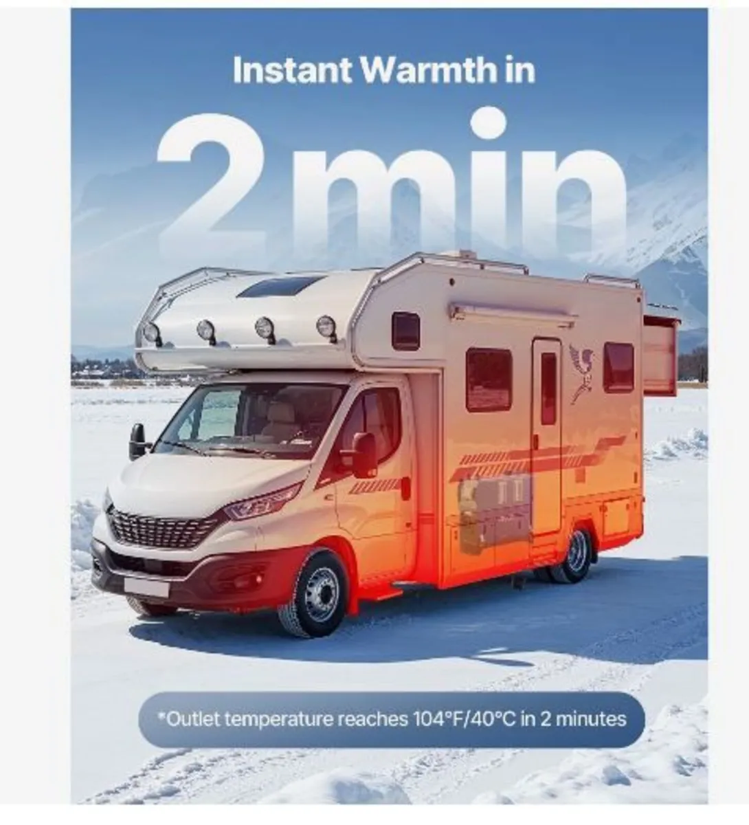 Diesel Heater, 12-24V 5-8KW, All in One - Image 2