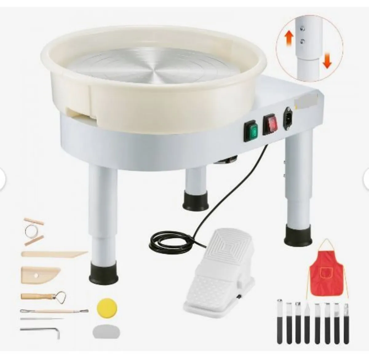 Pottery Wheel, 35 cm Ceramic Wheel Forming Machin - Image 3