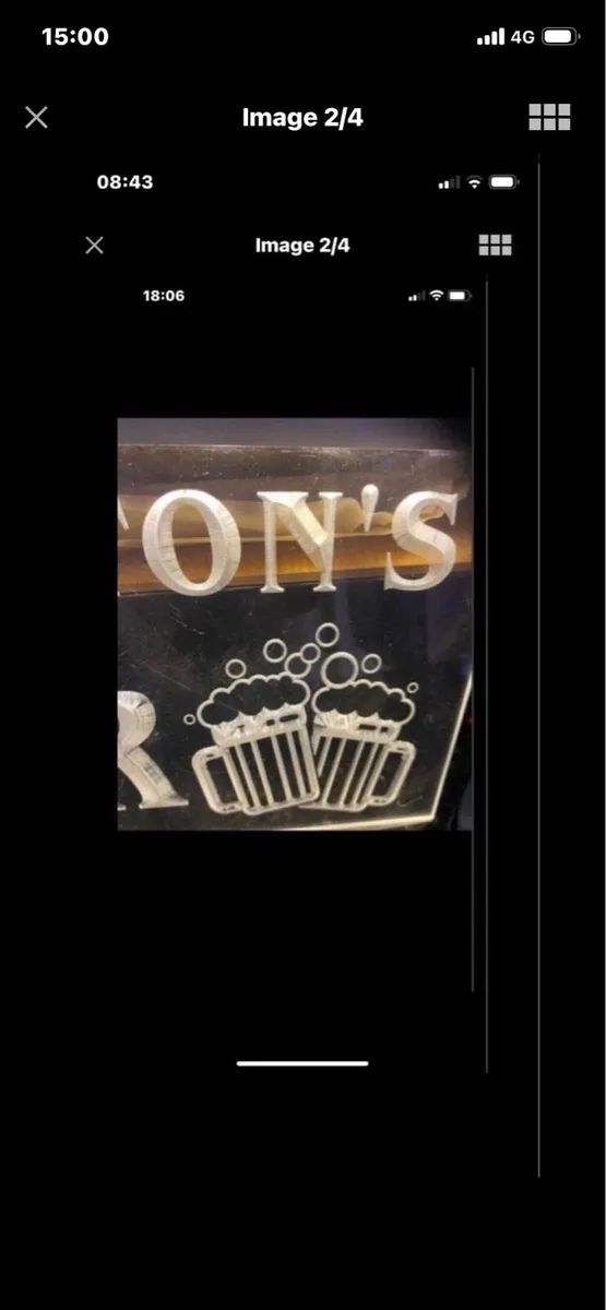 Illuminated Everton’s Bar Sign - Image 2