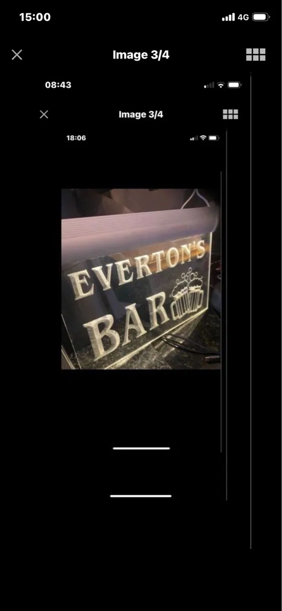 Illuminated Everton’s Bar Sign - Image 3