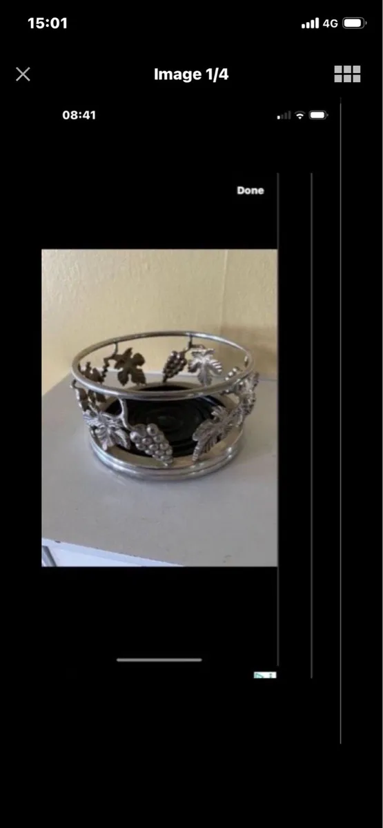 Vintage Wine Bottle Coaster - Image 1