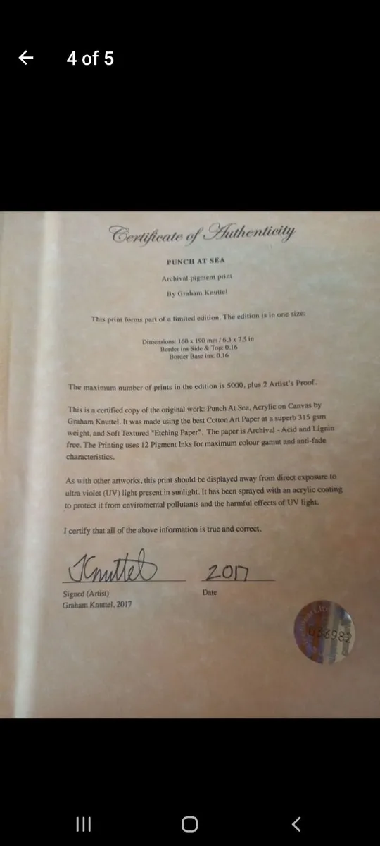 Graham Knuttell Limited edition Print - Image 3