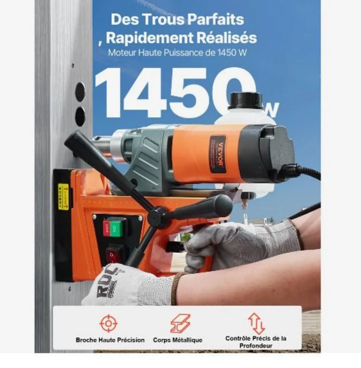 Magnetic Drill, 1450W - Image 2