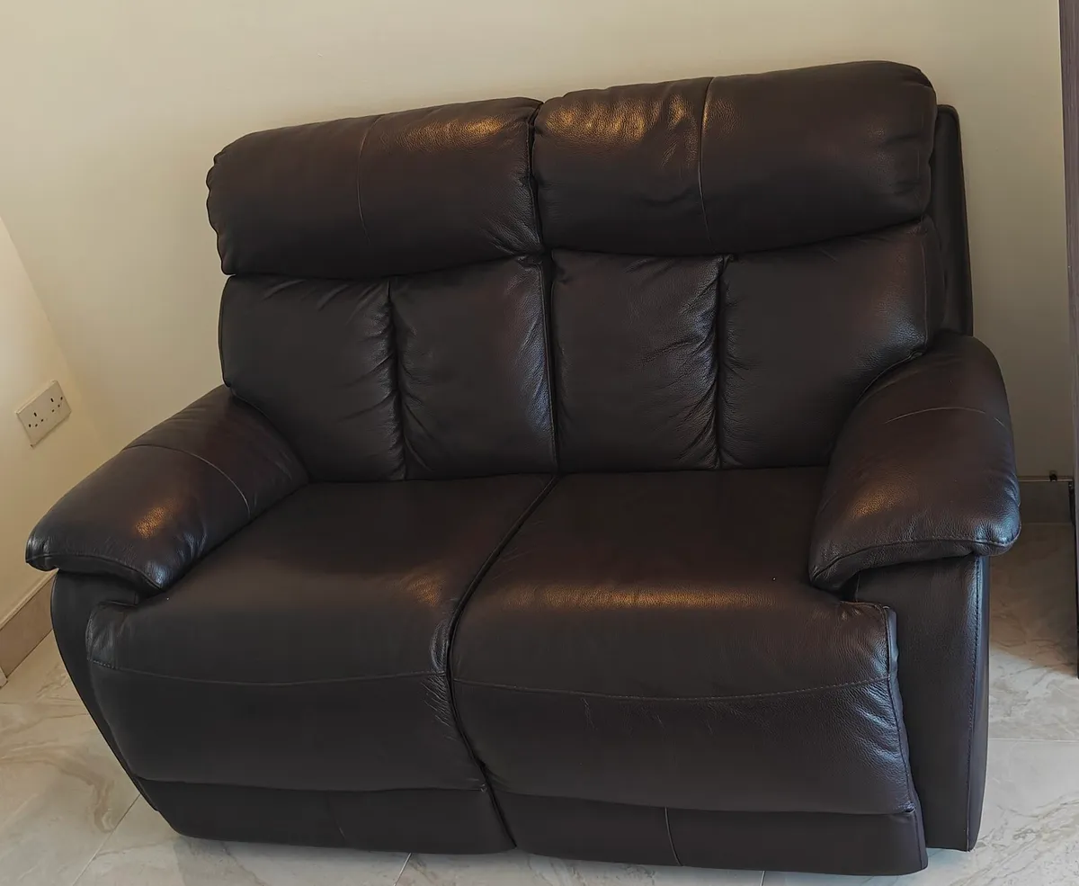 Leather Sofa Set 3 + 2 - Image 1