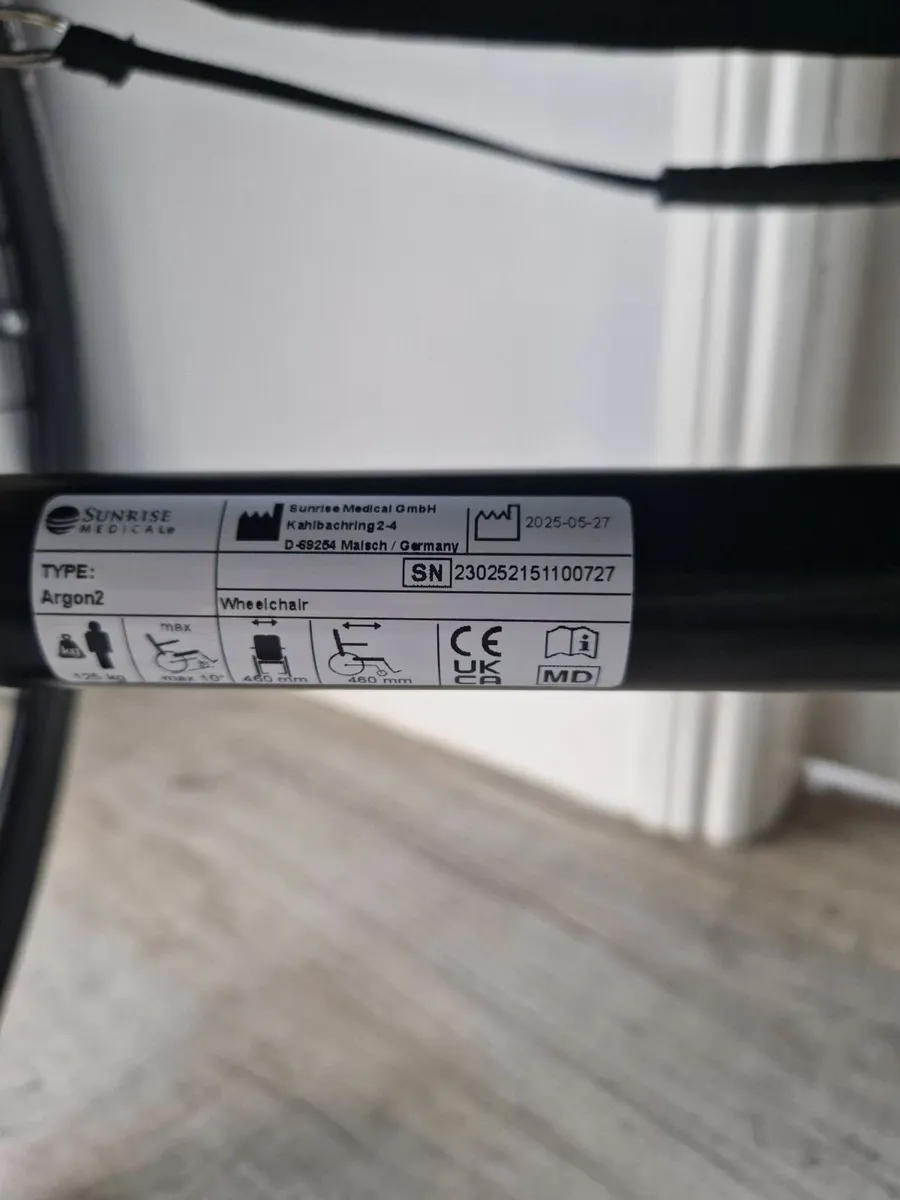 Quickie Argon2 active wheelchair - Image 2