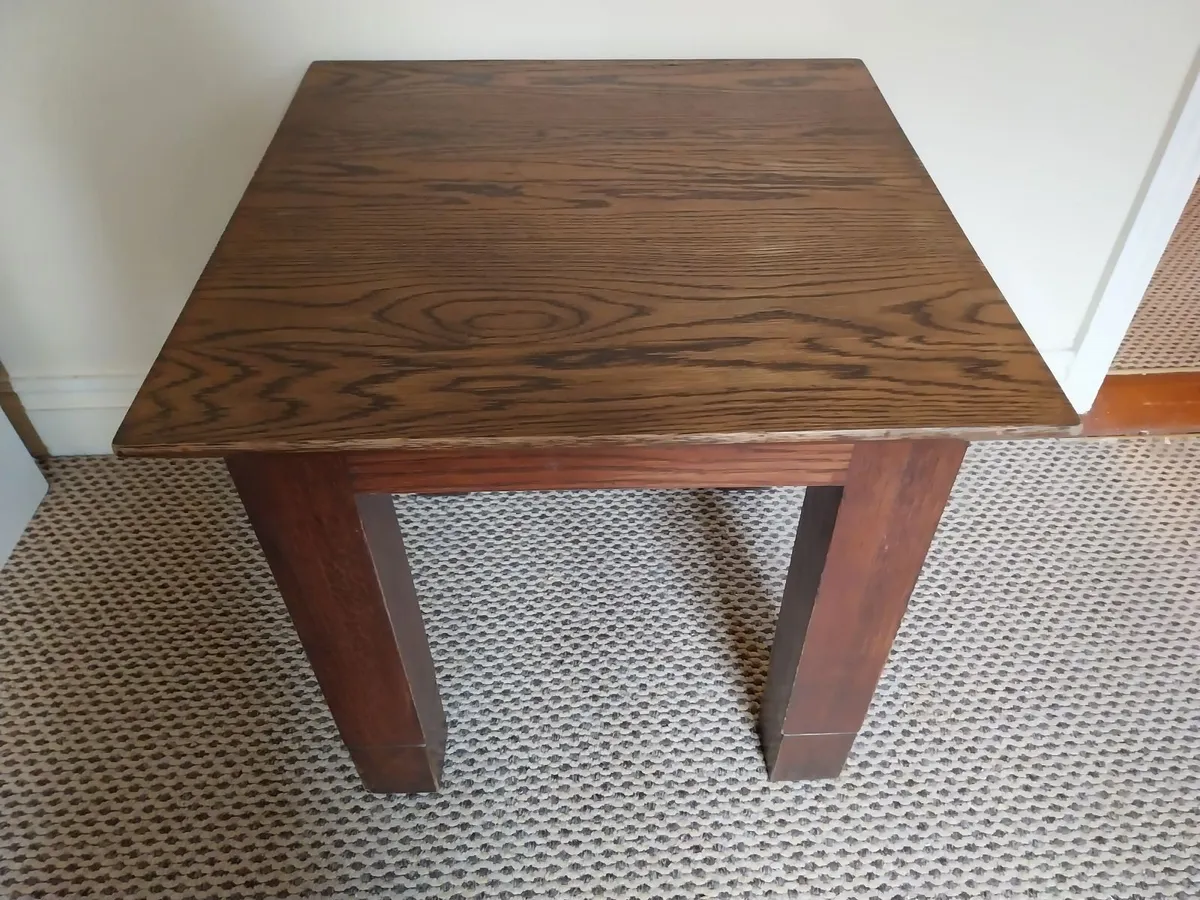 Solid Wood Square Coffee Table - Image 1