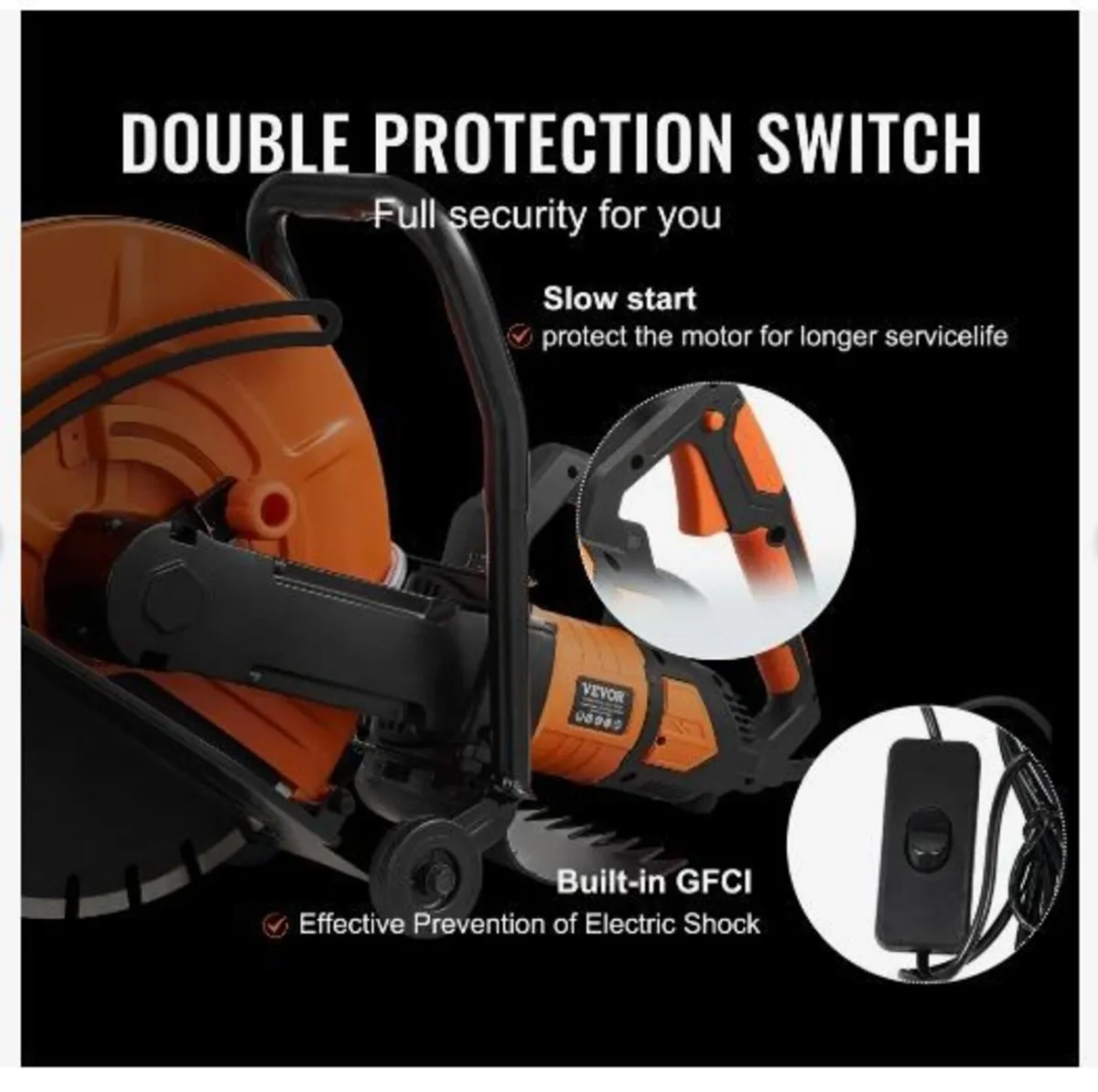 16"/40.6 cm Electric Concrete Saw - Image 2