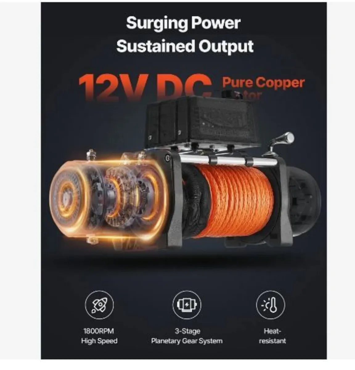 Electric Winch Truck 6123.5 kg - Image 3